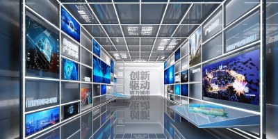 现代科技展厅3D模型下载